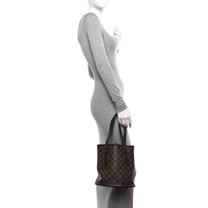 Louis Vuitton Damier Ebene Marais Bucket 23 2 of 9