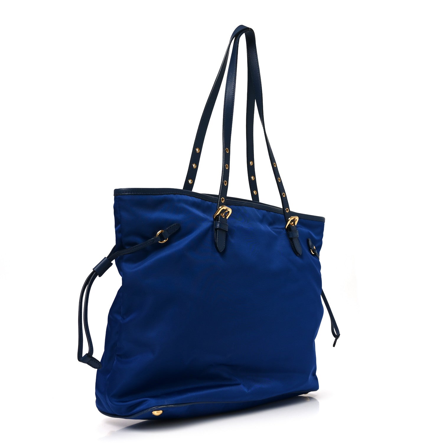 Prada Tessuto Nylon Saffiano Tote Baltico 3 of 9