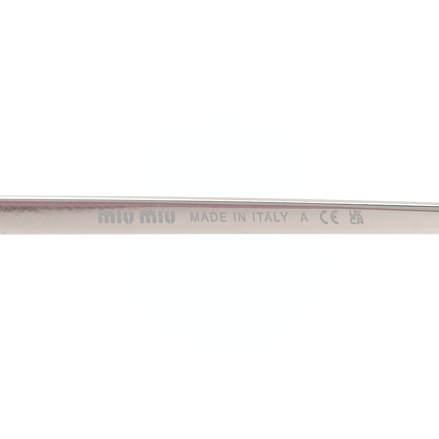 Miu Miu Metal Nocturne Sunglasses SMUA50 Pink Silver 5 of 8