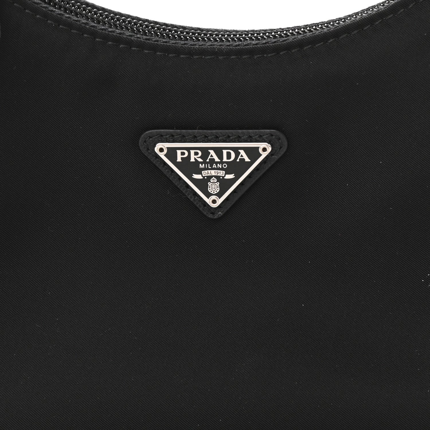 Prada Tessuto Nylon Mini Re-Edition 2000 Bag Black 9 of 11