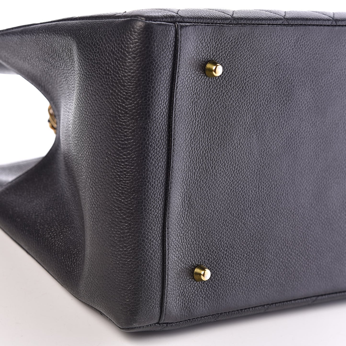 Caviar Quilted Timeless CC Tote Black