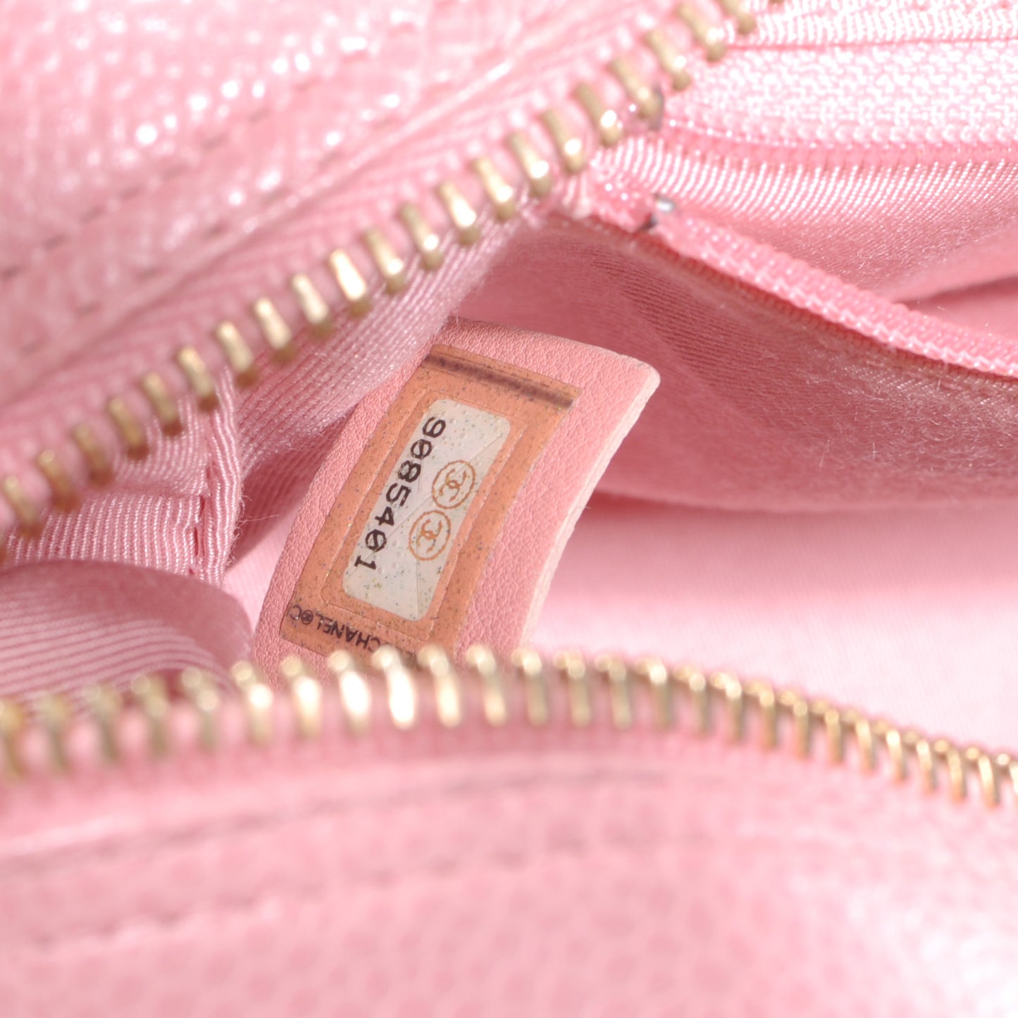 Caviar Quilted Small Bowler Pink