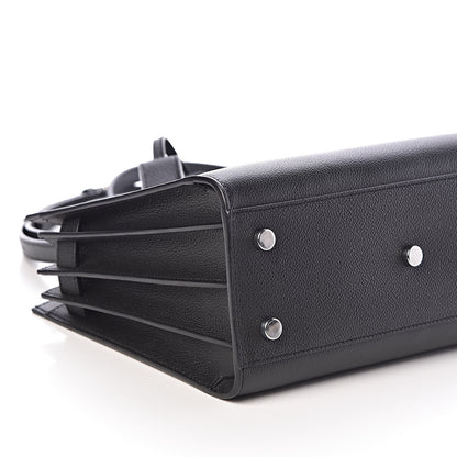 Saint Laurent Grained Calfskin Baby Sac De Jour Black 7 of 9