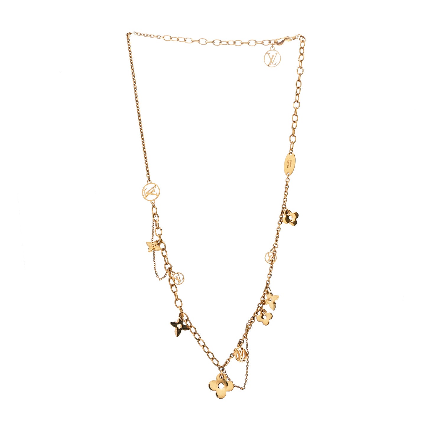 Metal Blooming Supple Necklace Gold