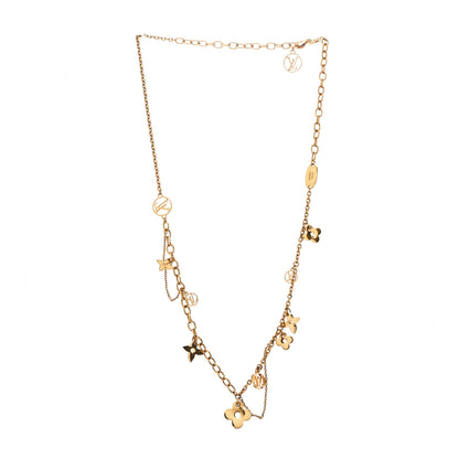Louis Vuitton Metal Blooming Supple Necklace Gold 7 of 10