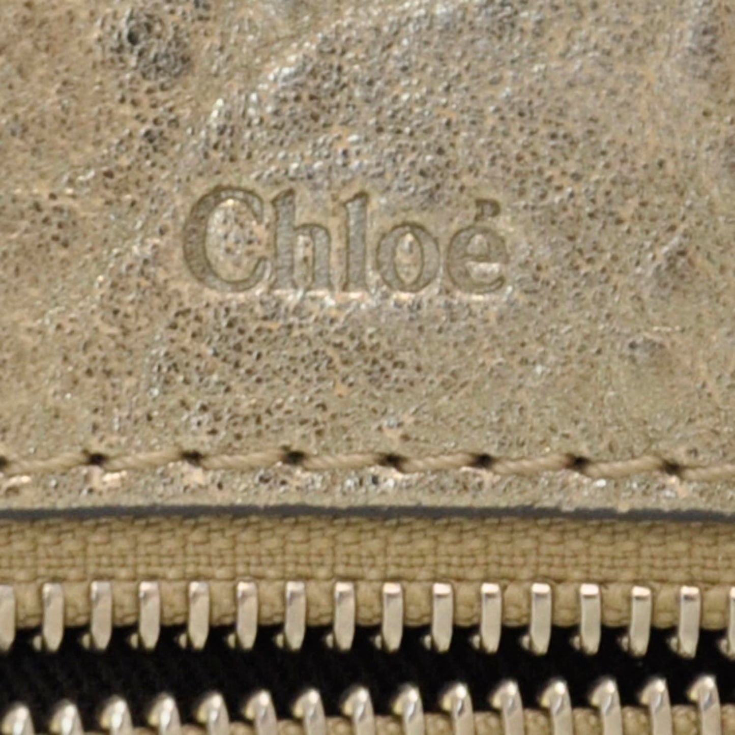 Leather Heloise Satchel Gold