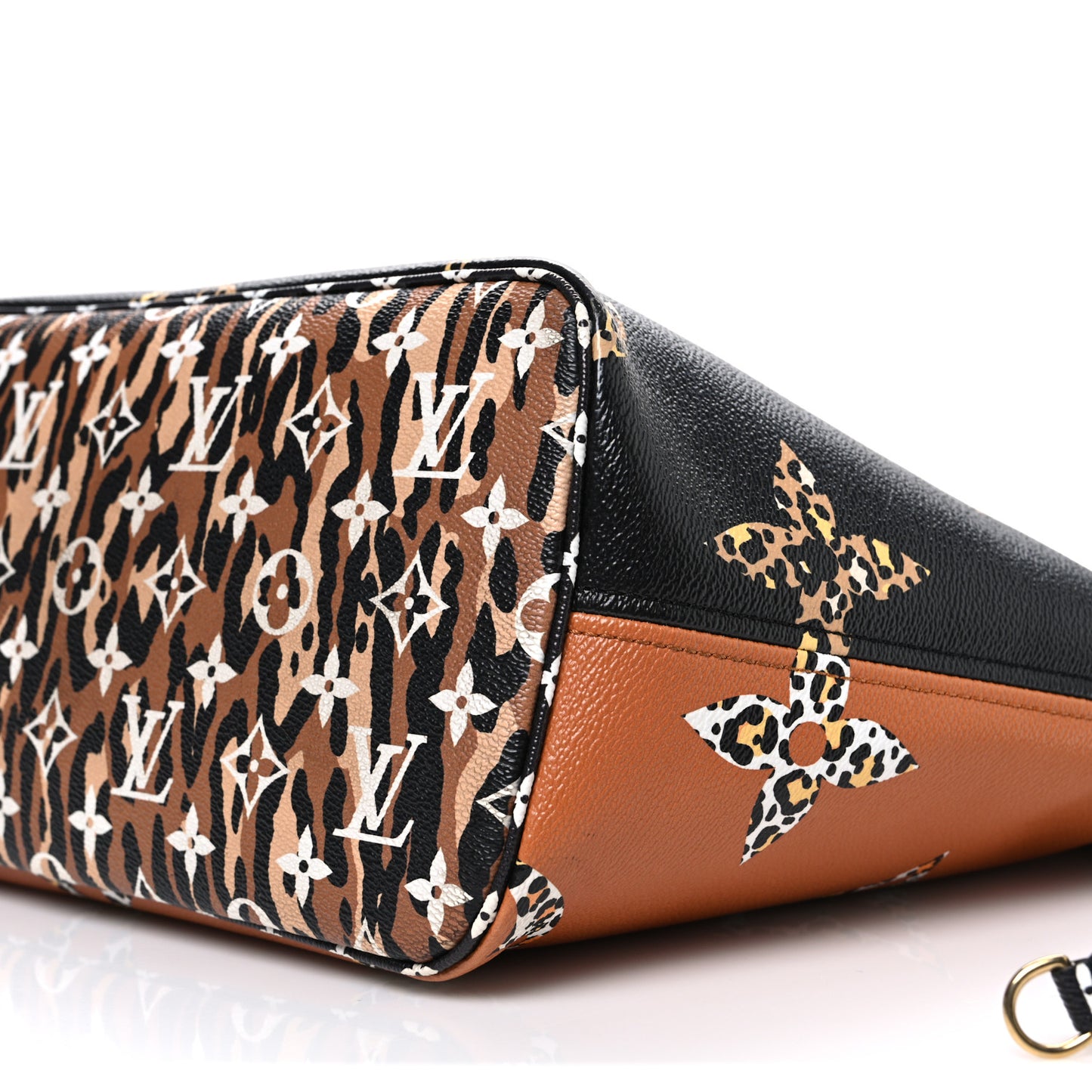 Monogram Giant Jungle Neverfull MM Black