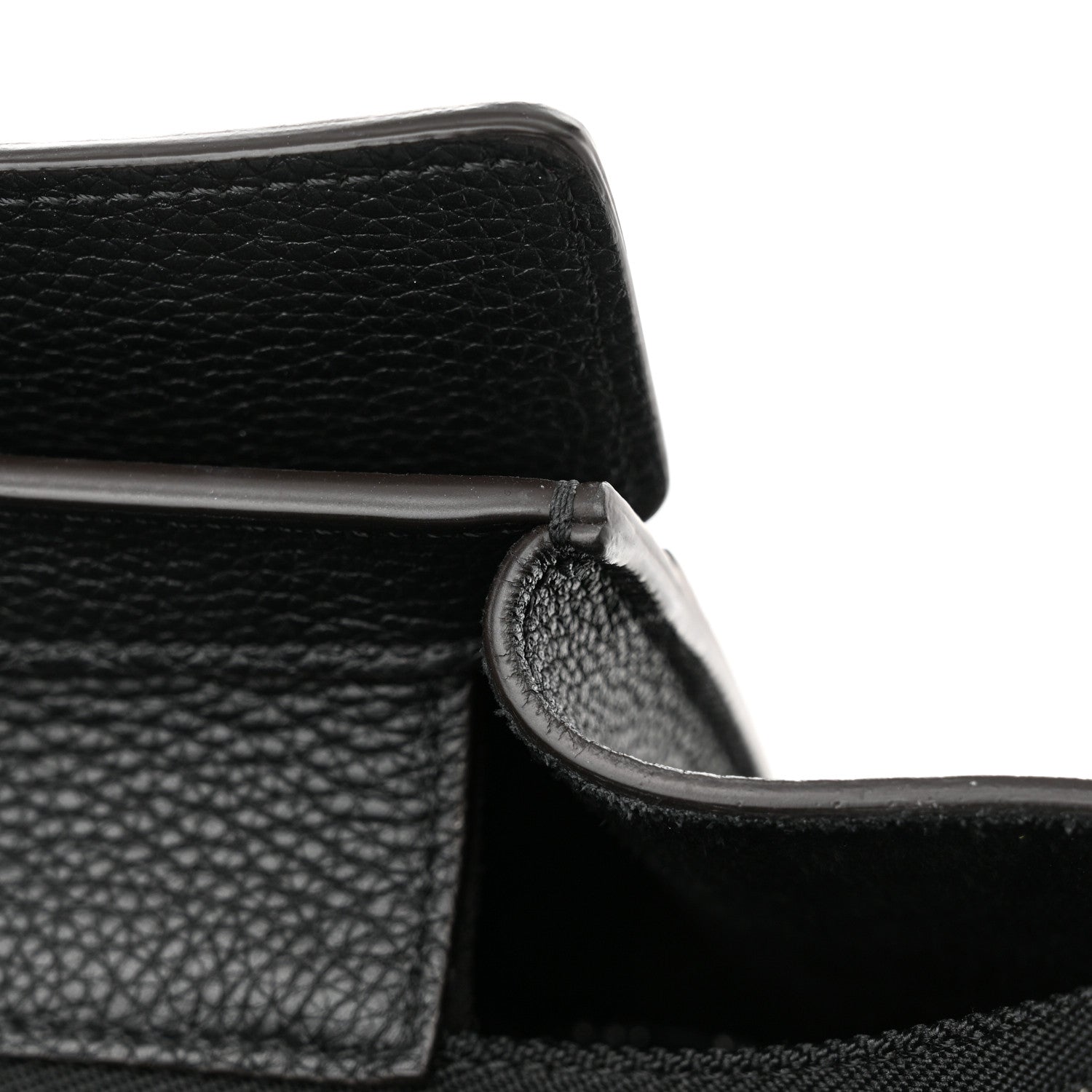 Celine Drummed Calfskin Micro Luggage Black 12 of 14