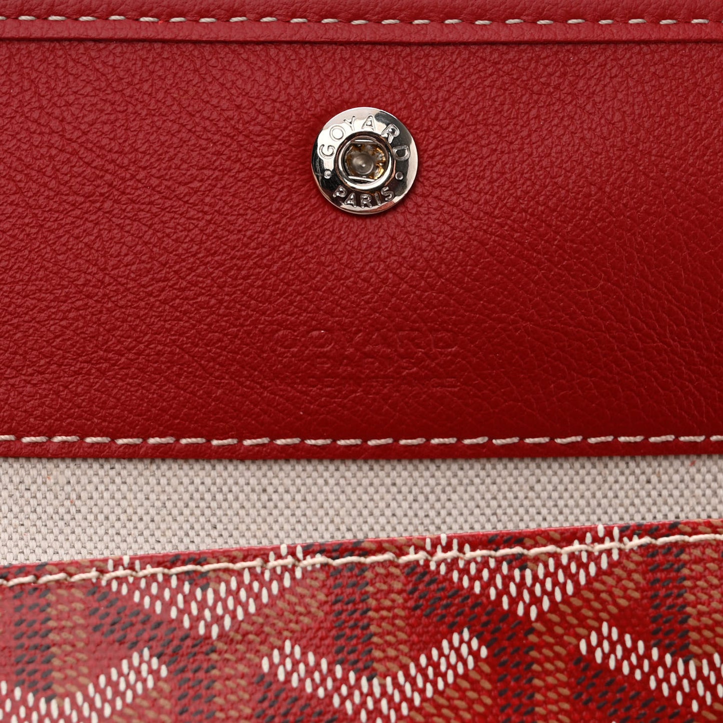 Goyardine Boheme Hobo Red