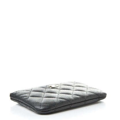 Chanel Caviar Quilted Small Cosmetic Case Black 4 of 7