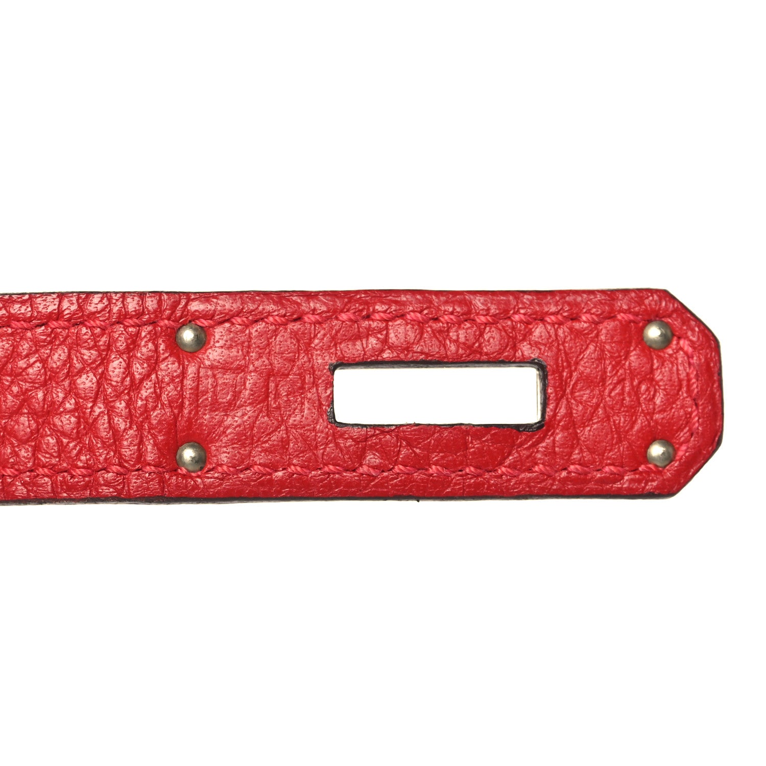 Hermes Taurillon Clemence Jypsiere 28 Rouge Casaque 6 of 8