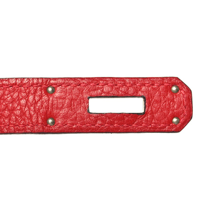 Hermes Taurillon Clemence Jypsiere 28 Rouge Casaque 6 of 8