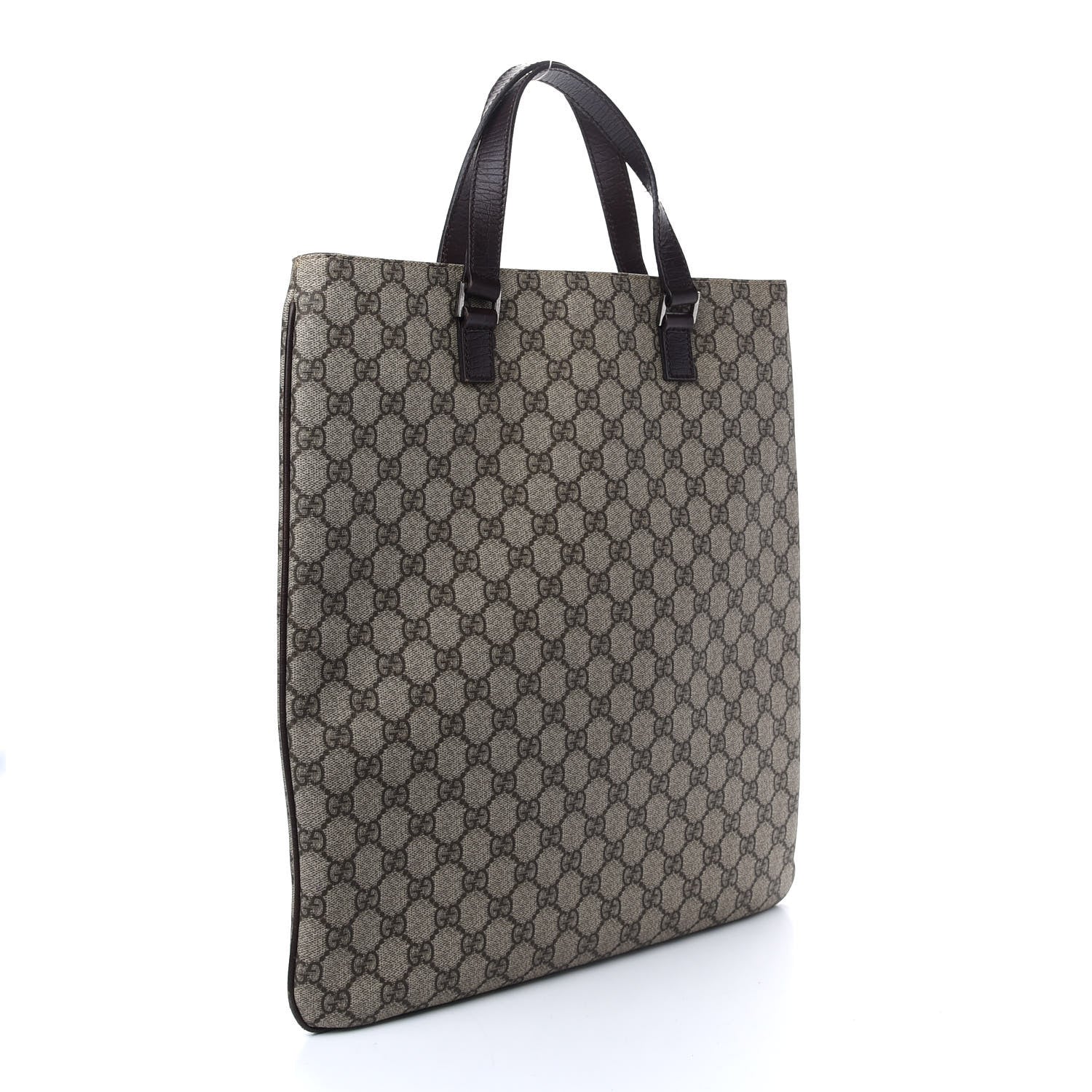 Gucci GG Plus Monogram Flat Vertical Tote Brown 3 of 9