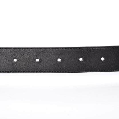 Gucci Calfskin Double G 30mm Belt 80 32 Black 5 of 6