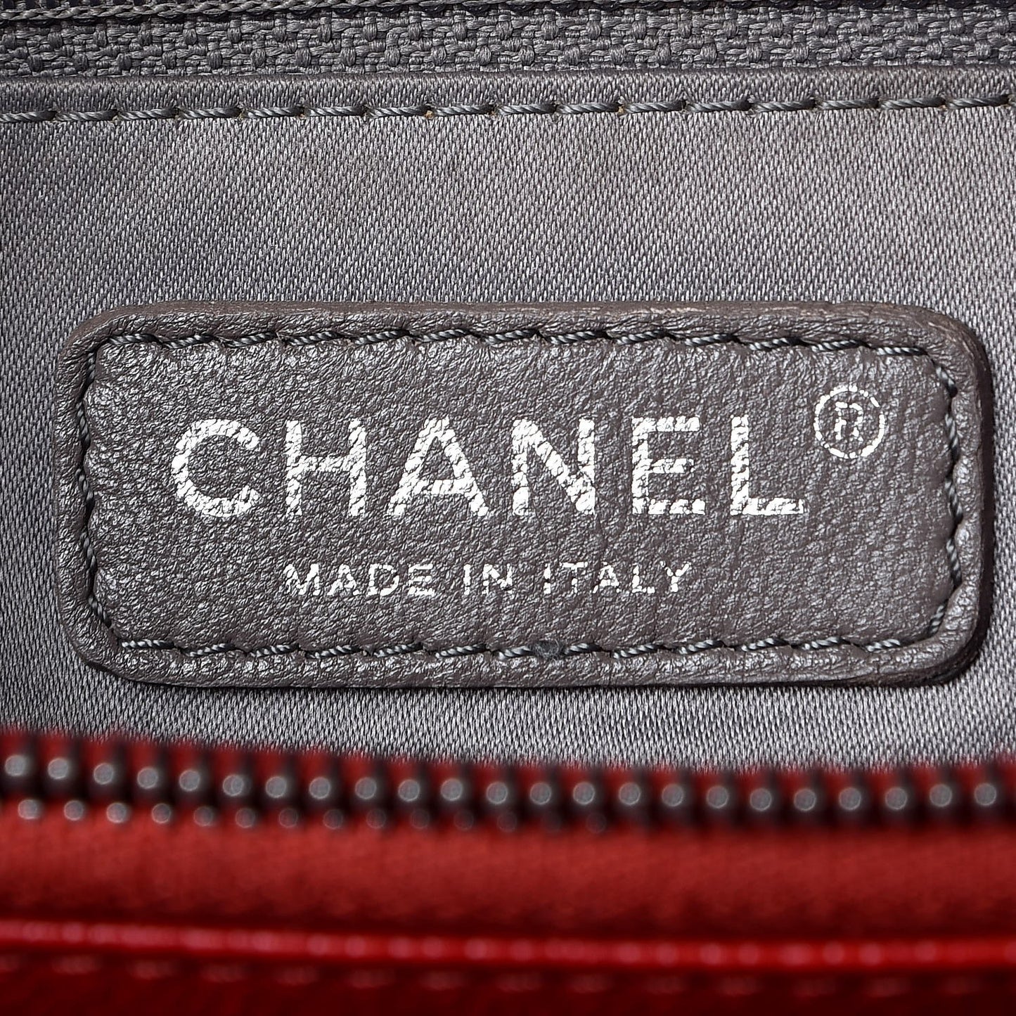 Caviar Quilted Grand Shopping Tote GST Red