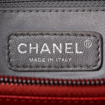 Chanel Caviar Quilted Grand Shopping Tote GST Red 6 of 8