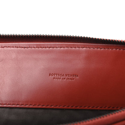 Bottega Veneta Nappa Intrecciato Flat Zip Pouch Brique 6 of 9