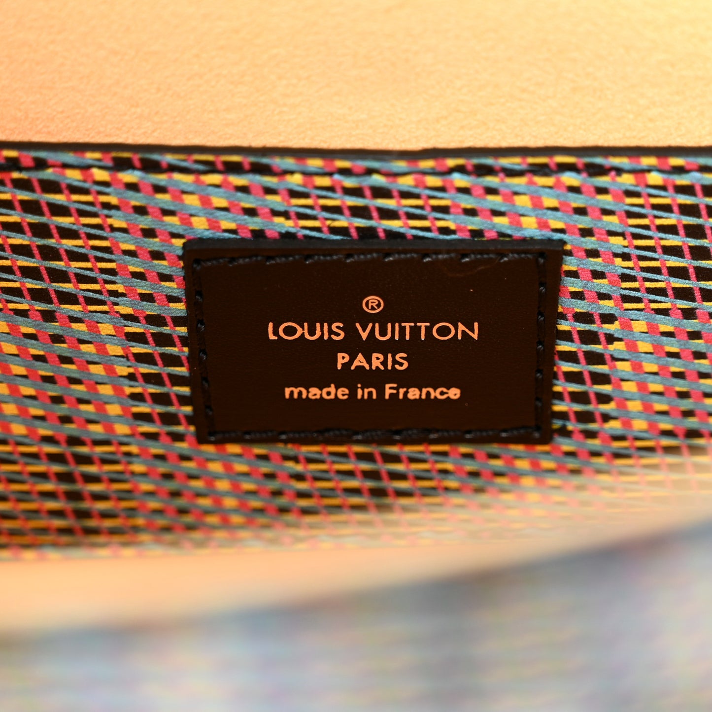 Calfskin Monogram LV Pop Twist Shoulder Bag MM Blue