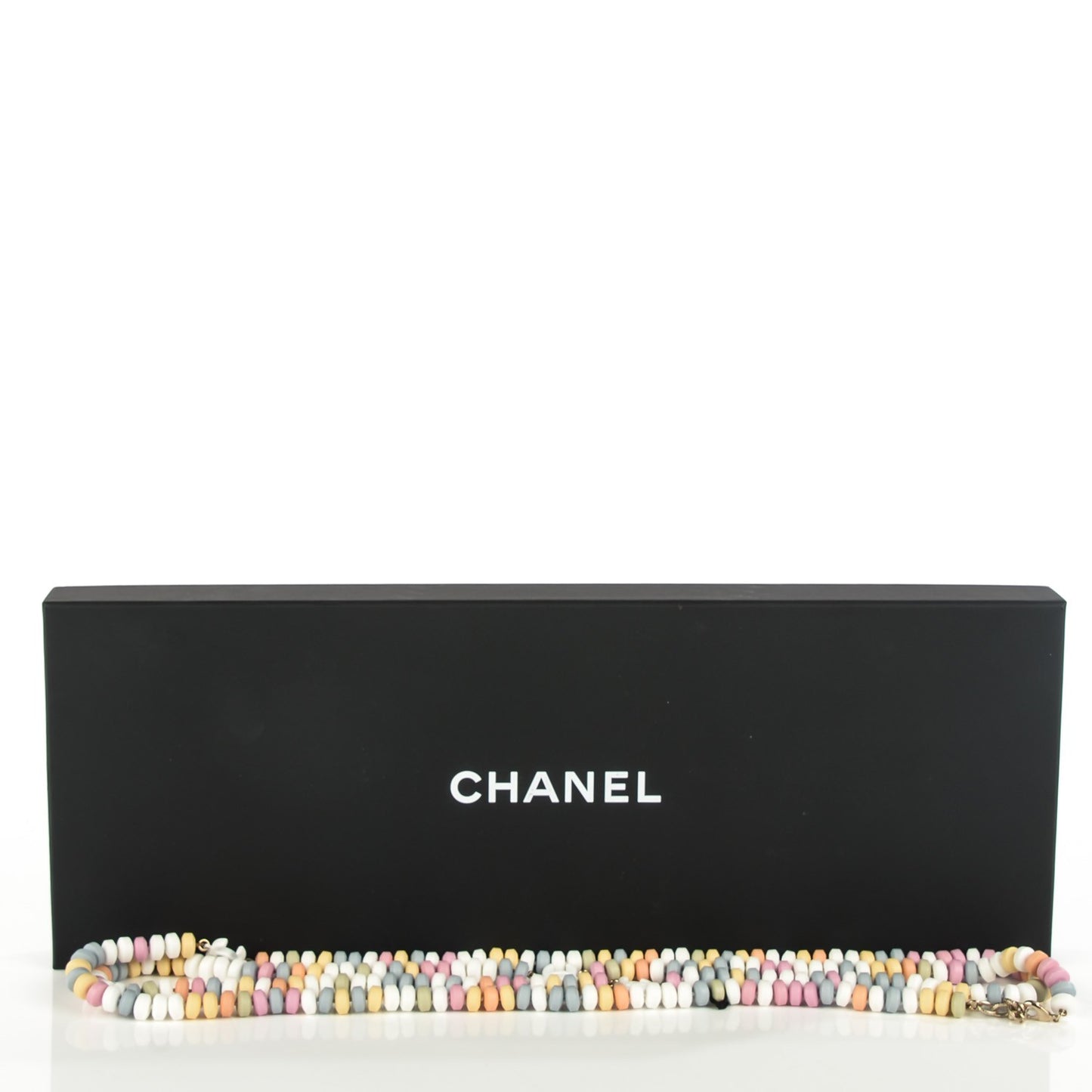 Candy CC Double Strand Necklace Multicolor
