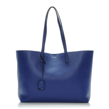 Saint Laurent Calfskin Large Shopping Tote Ultramarine 1 of 10