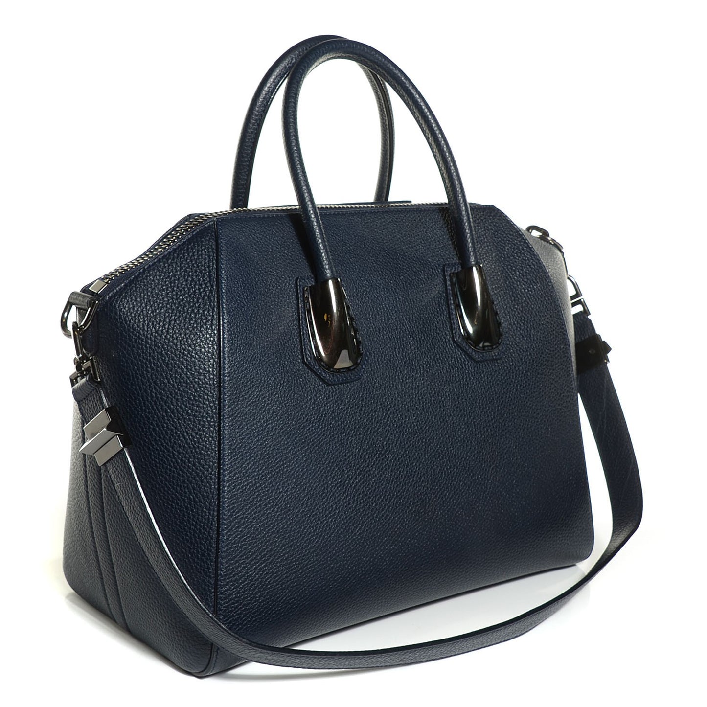 Grained Calfskin Medium Animation Antigona Deep Blue