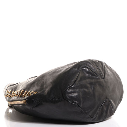 Givenchy Lambskin Studded Tinhan Hobo Black 5 of 10