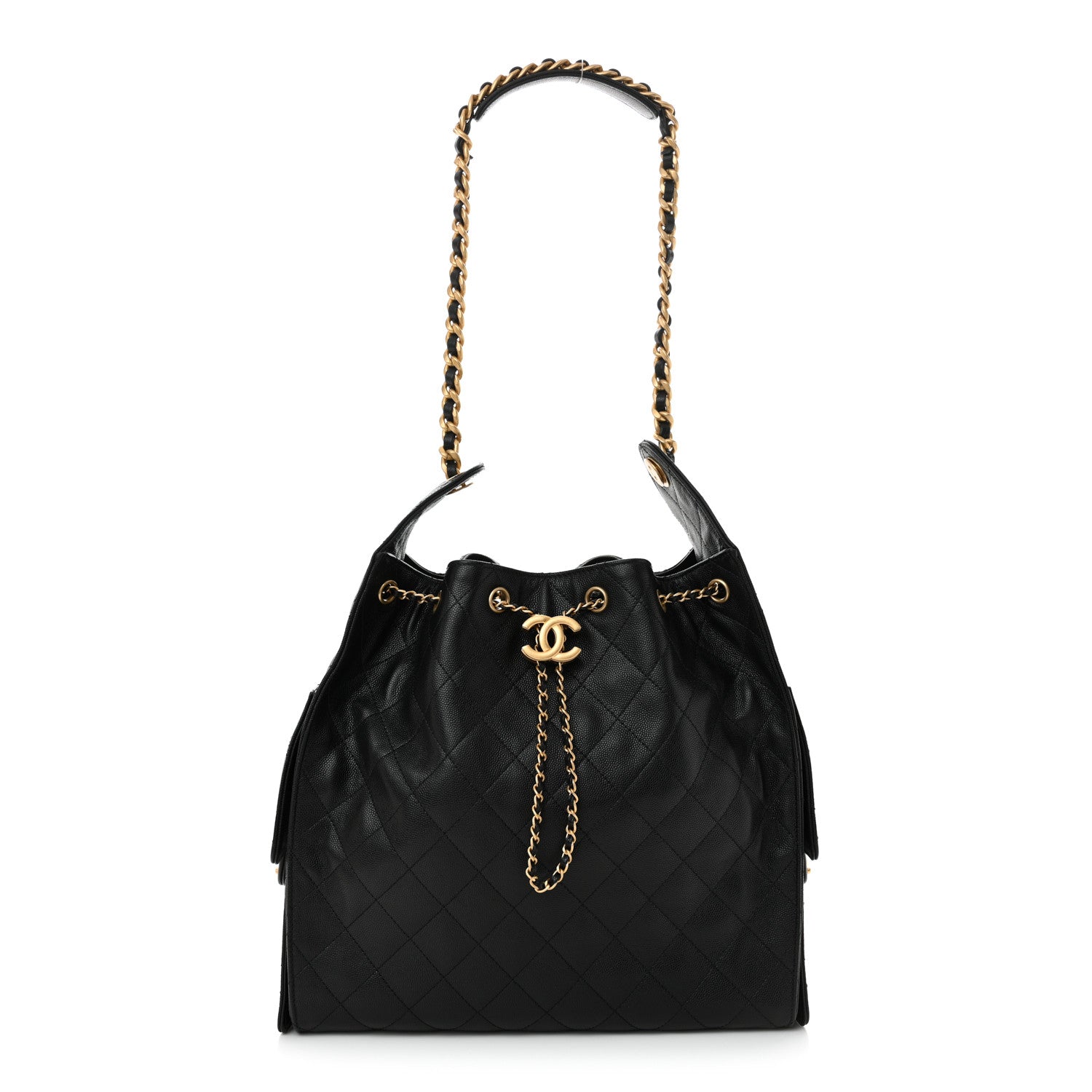Chanel Caviar Quilted Medium Chanel 25 Handbag Black 1 of 11