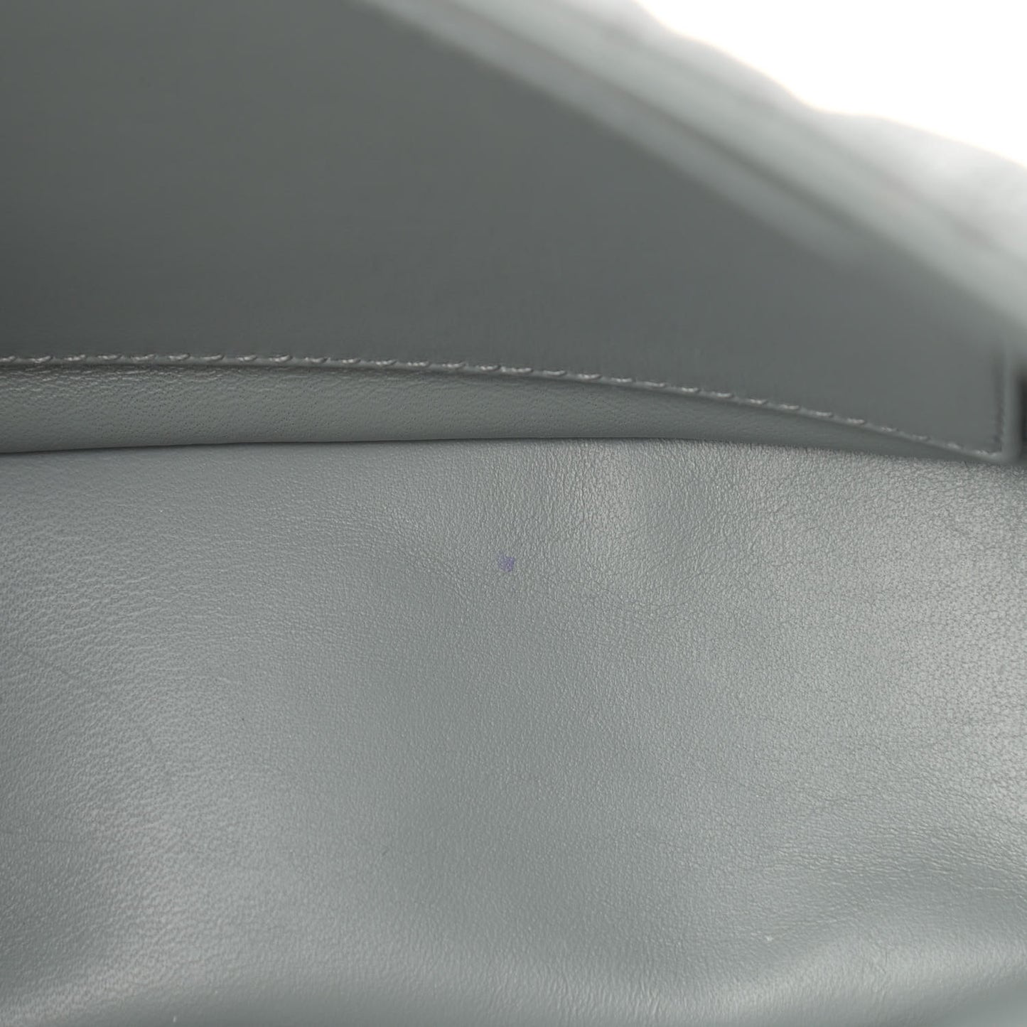 Calfskin Cannage Small Caro Bag Grey