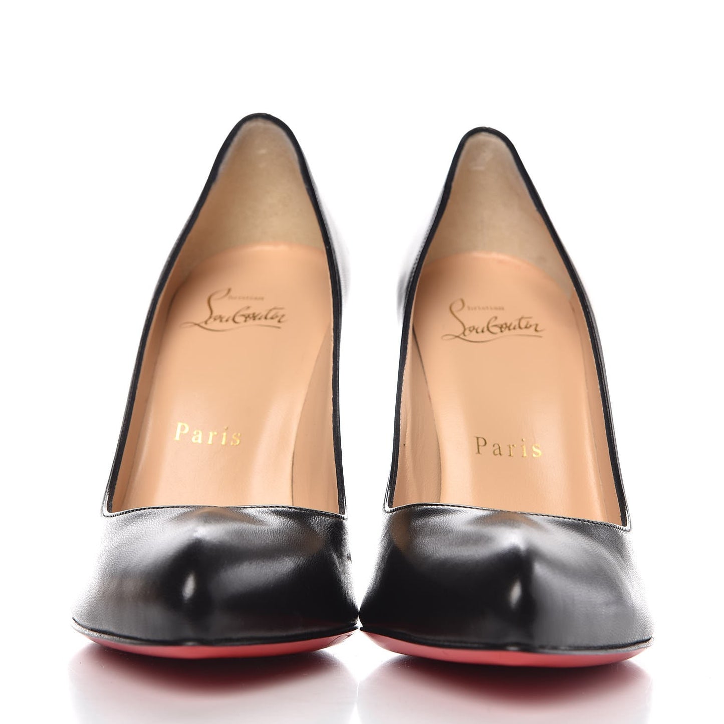 Shiny Nappa Breche 100 Pumps 35 Black
