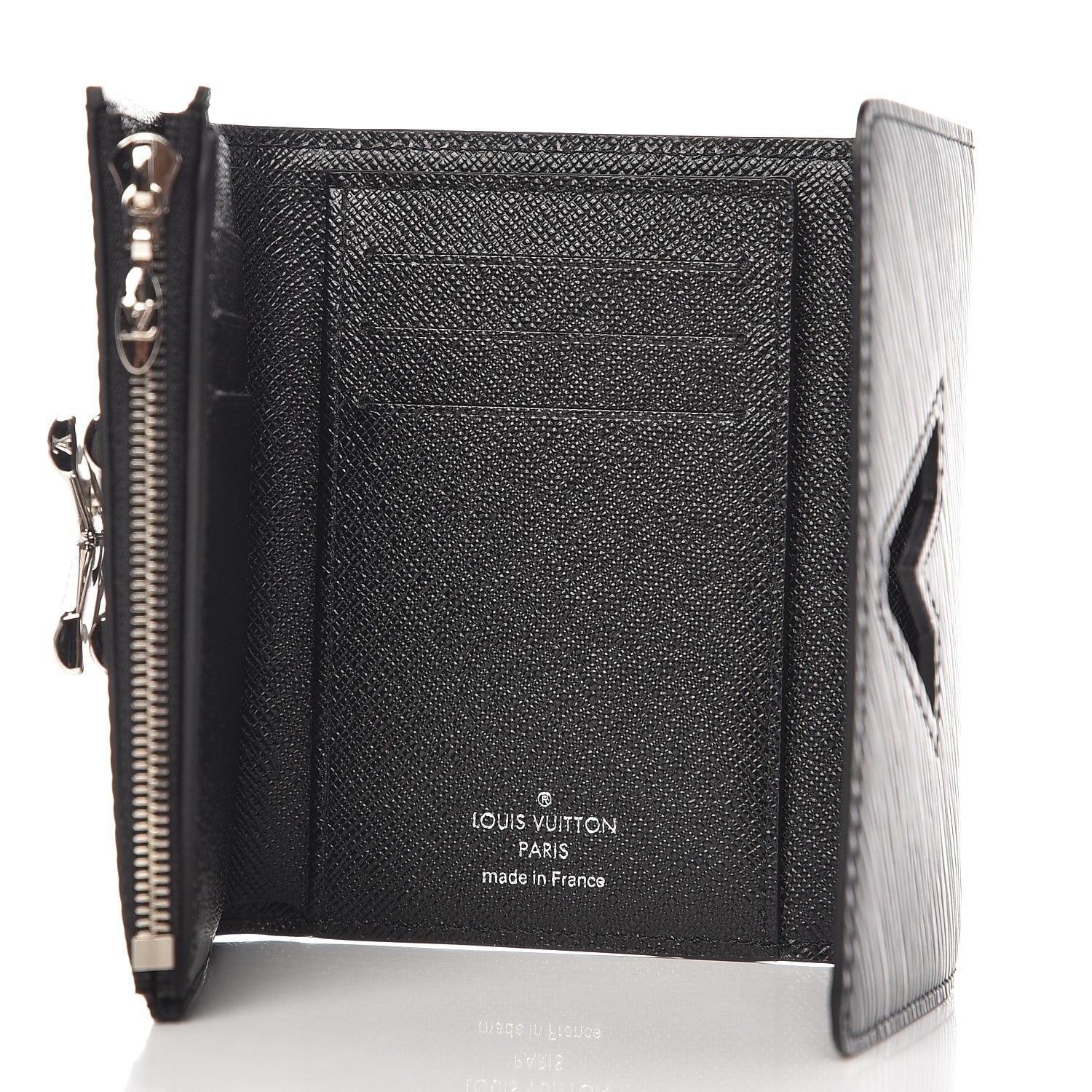 Louis Vuitton Epi Twist Compact Wallet Black 5 of 13