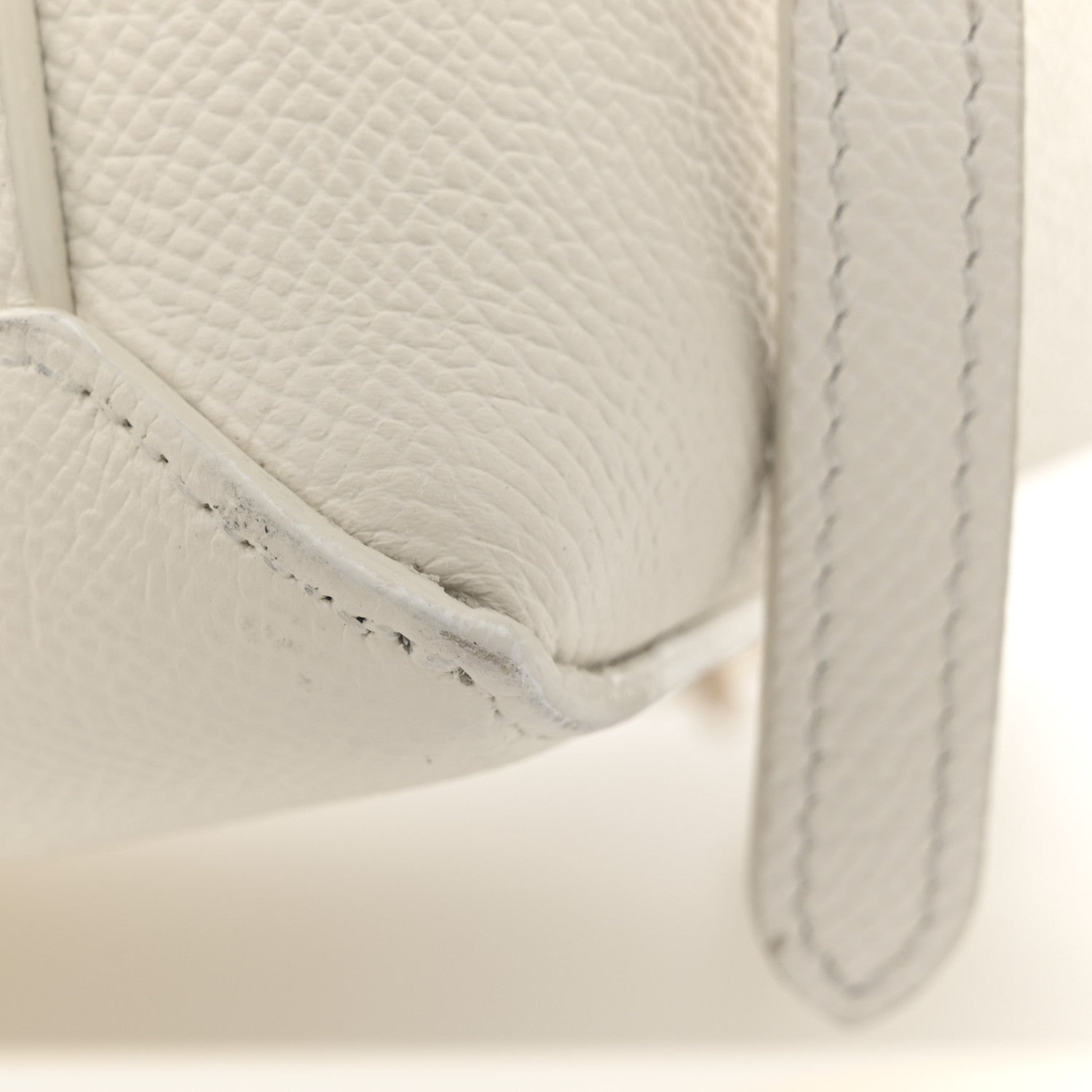 Celine Grained Calfskin Nano Belt Bag Chalk 12 of 12