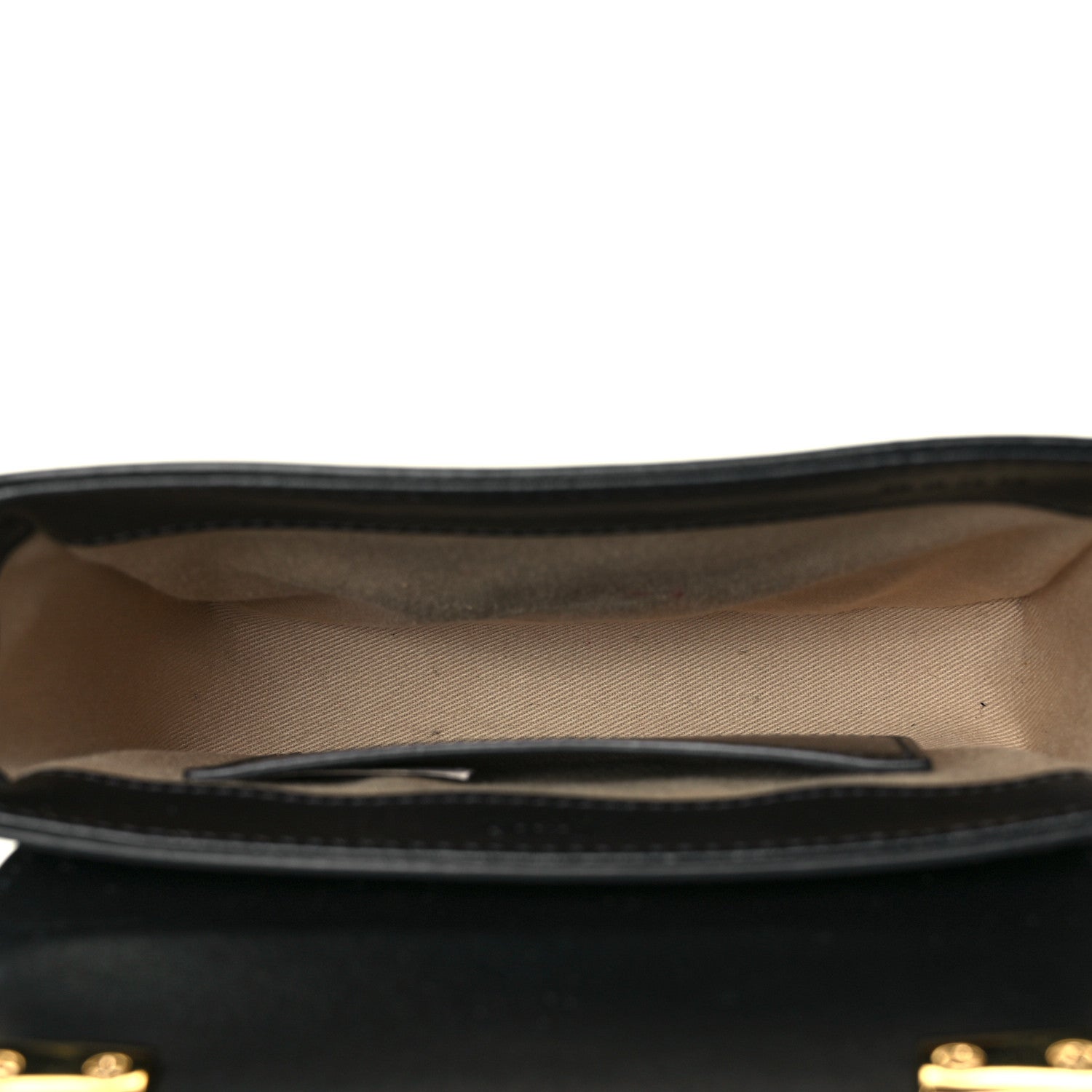 Chloe Shiny Calfskin Suede Mini C Double Carry Black 4 of 8