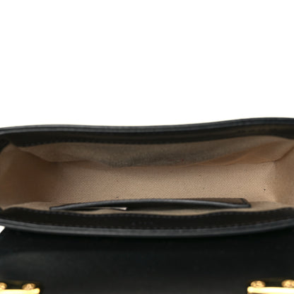 Chloe Shiny Calfskin Suede Mini C Double Carry Black 4 of 8