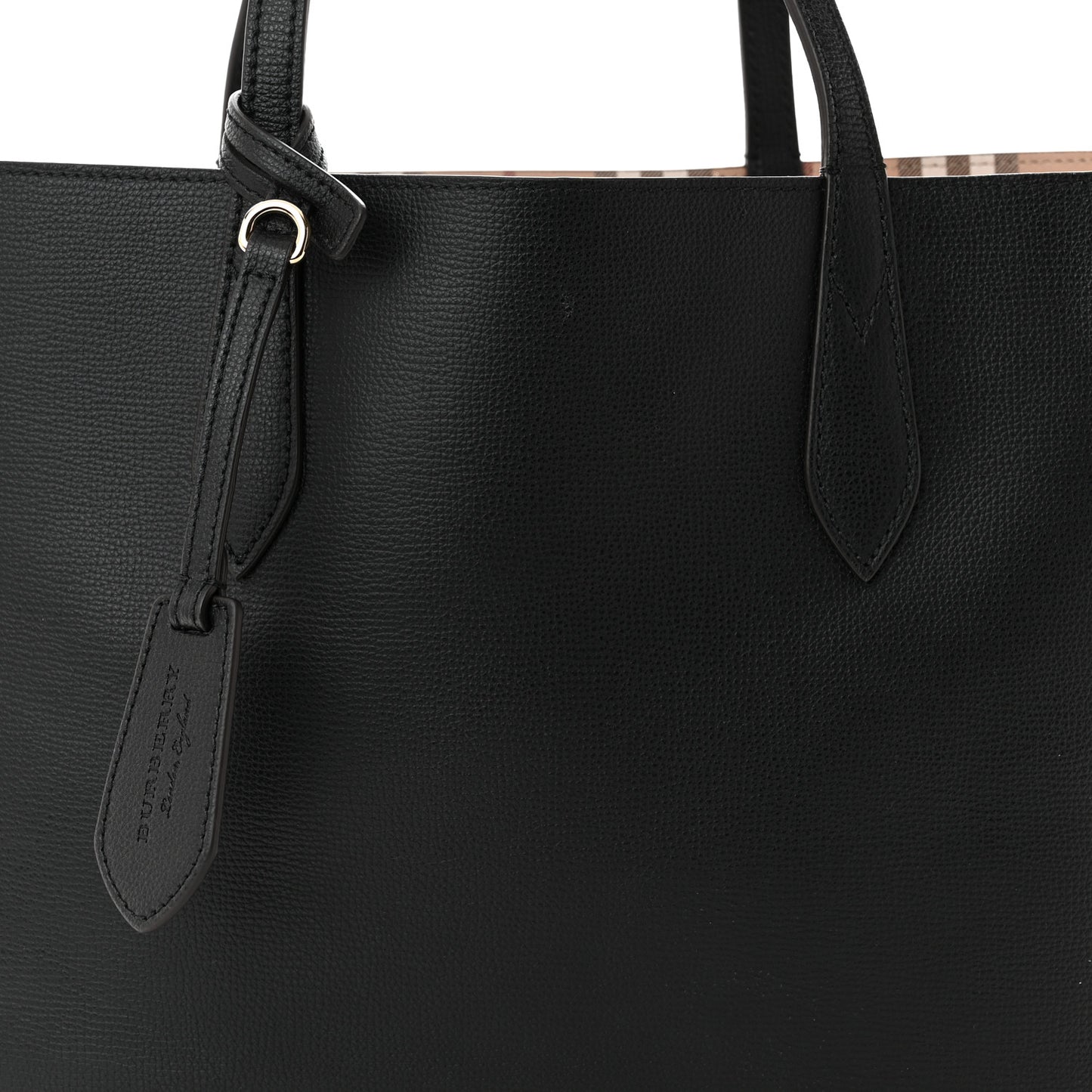 Haymarket Check Medium Reversible Tote Black