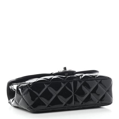 Chanel Patent Quilted Small Coco Shine Flap Black 4 of 9