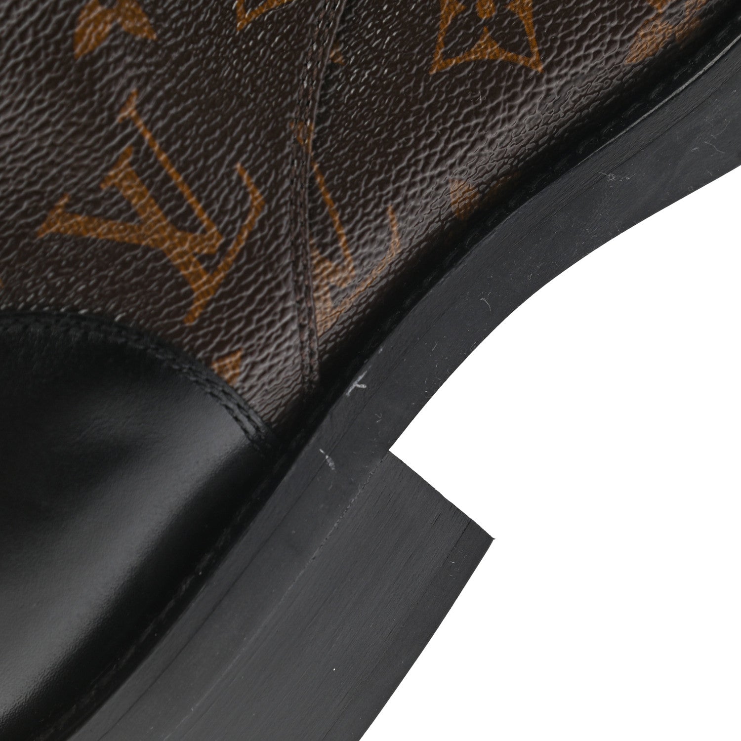 Louis Vuitton Monogram Calfskin Wonderland Flat Ranger Boots 40 Black 11 of 11