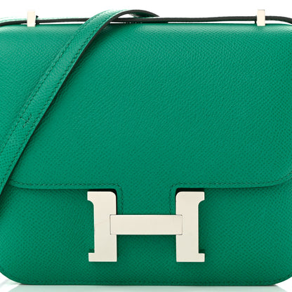 Hermes Epsom Constance 18 Vert Jade 9 of 12