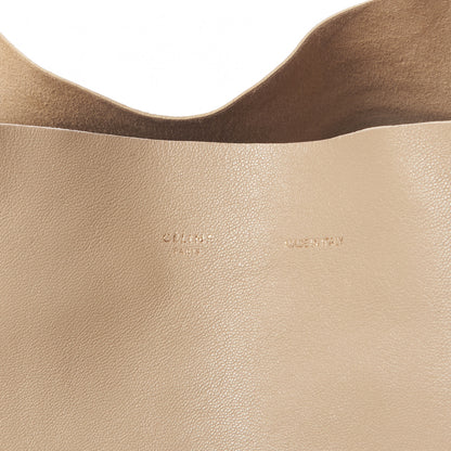 Celine Lambskin Horizontal Bi-Color Cabas Beige Butter 6 of 10