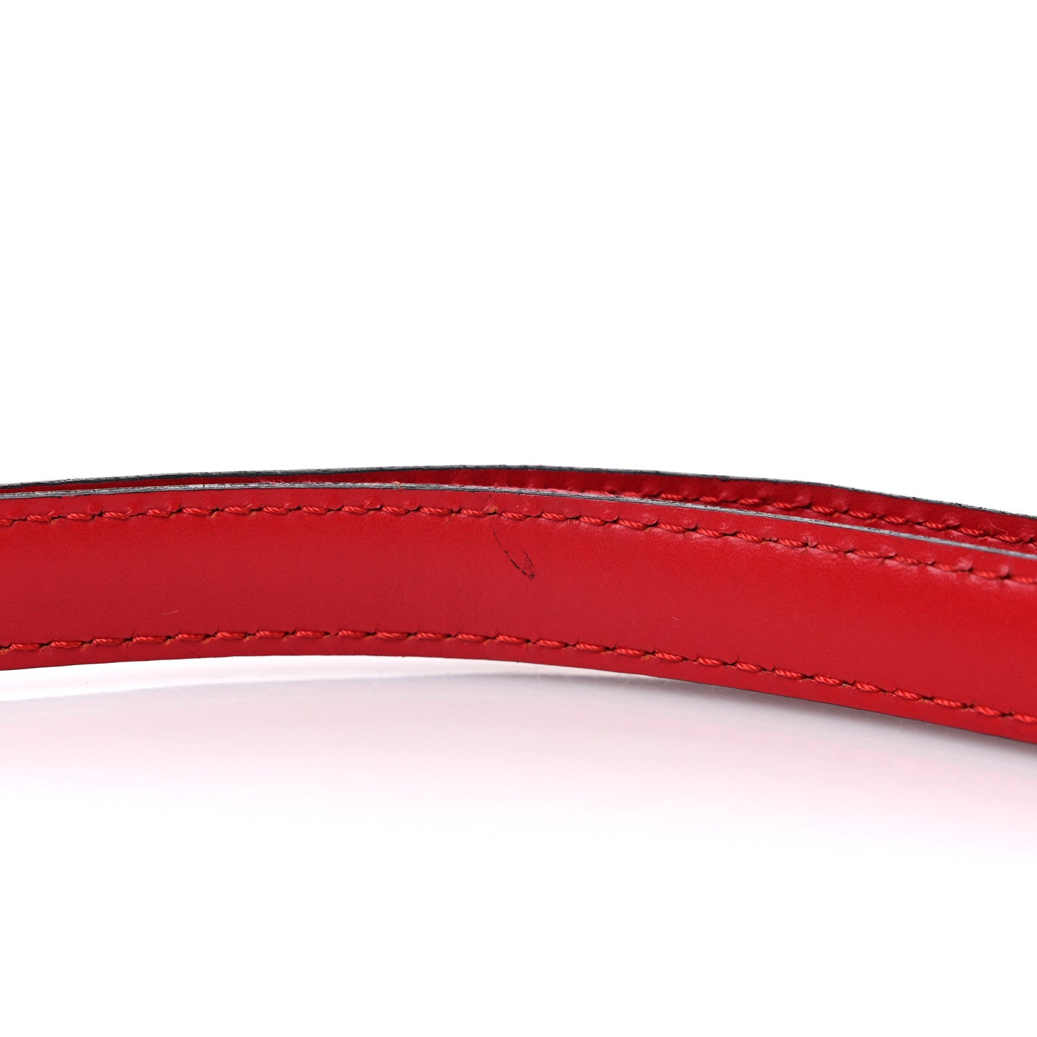 Louis Vuitton Calfskin 16mm Adjustable Shoulder Strap Red 4 of 9