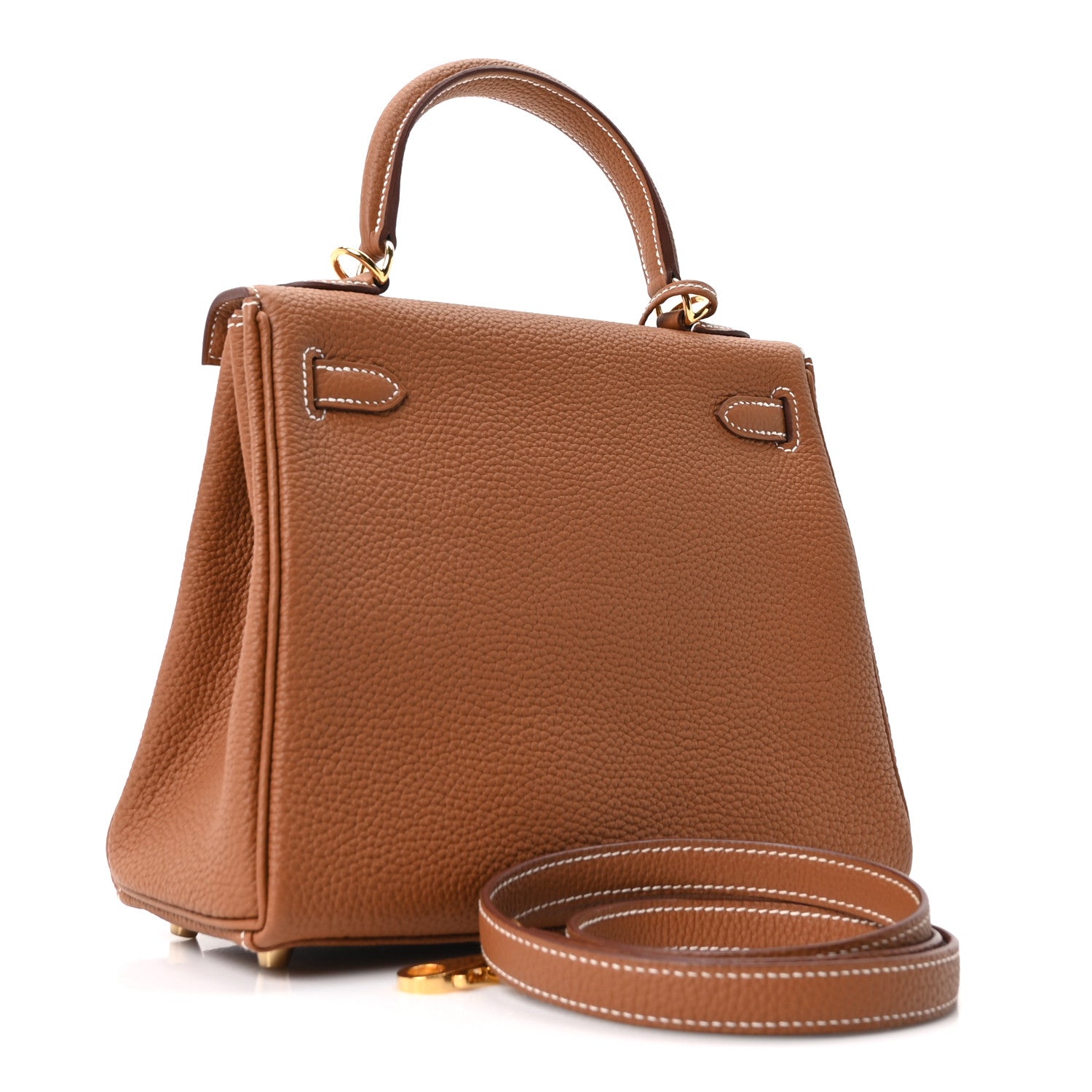 Hermes Togo Kelly Retourne 25 Gold 2 of 10