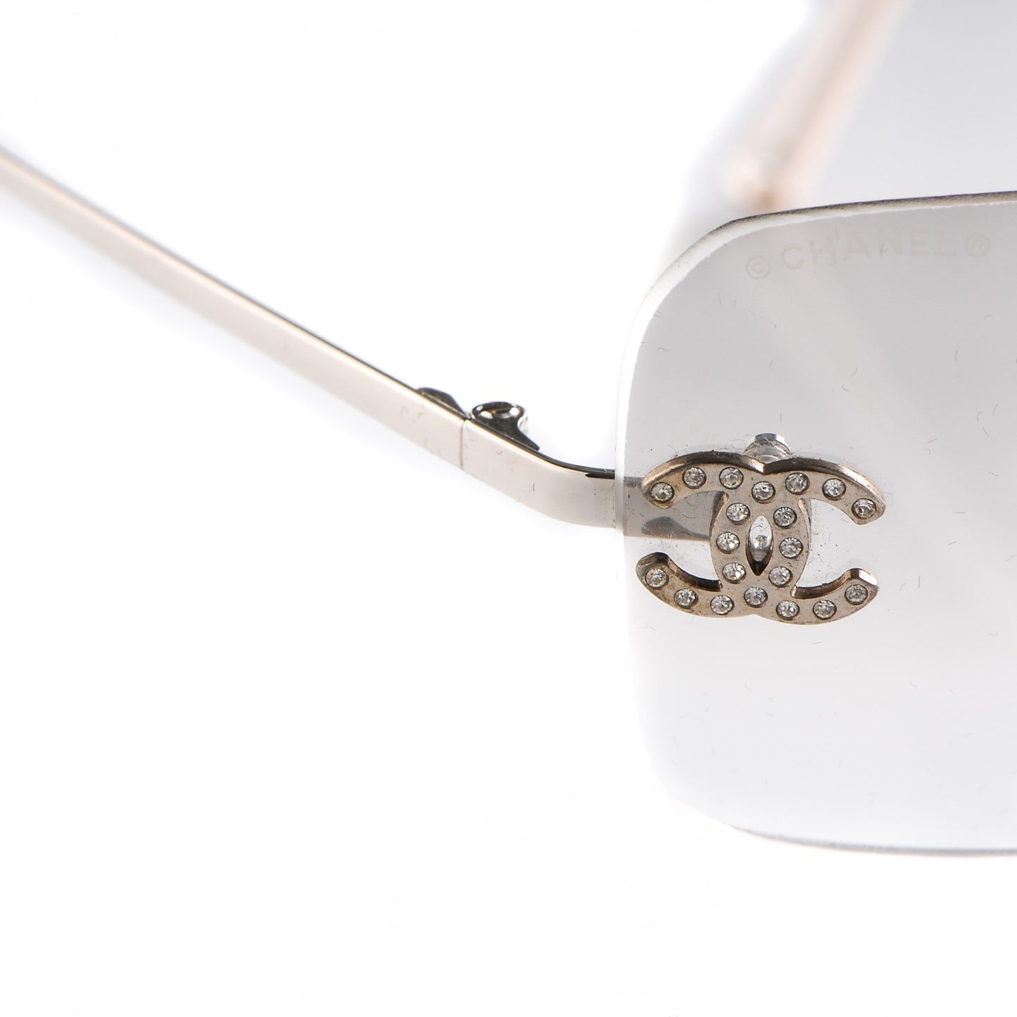 Crystal CC Logo Sunglasses 4017-D