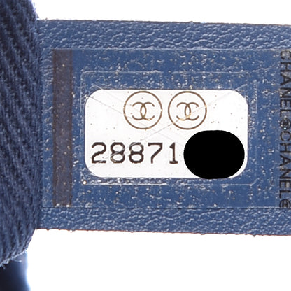 Chanel Denim Quilted Medium Denim Trip Single Flap Blue 5 of 9
