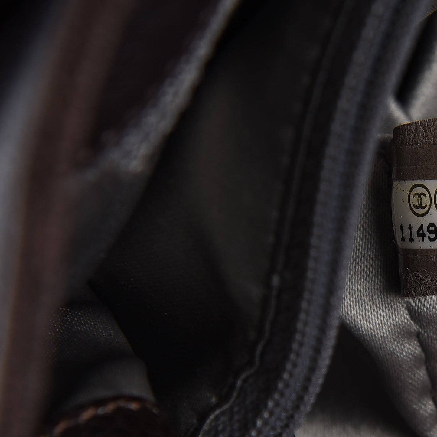 Glazed Caviar Pocket In The City Tote Brown