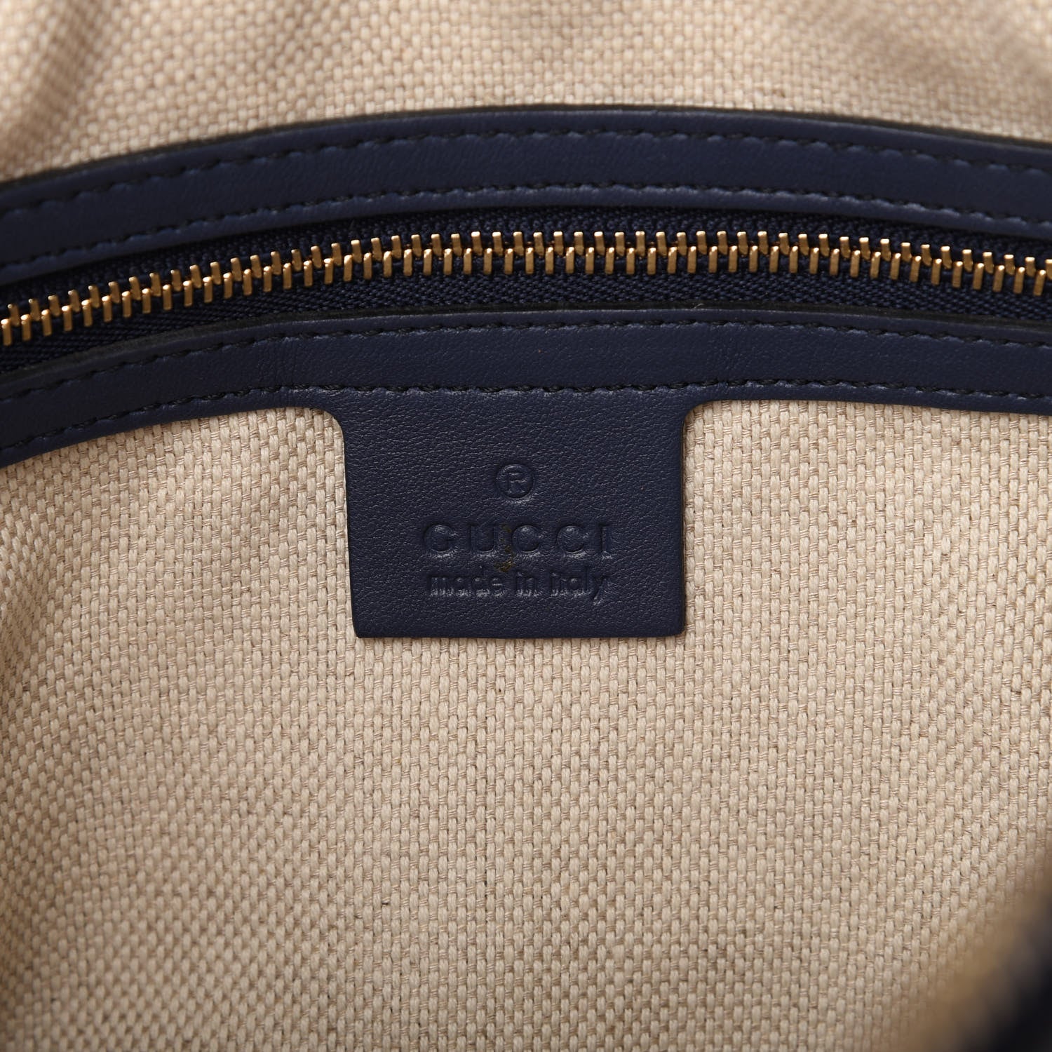 Gucci Soft Patent Small Soho Bowler Uniform Blue 8 of 10