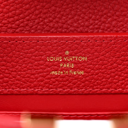Louis Vuitton Taurillon Mini Capucines Scarlet 6 of 10