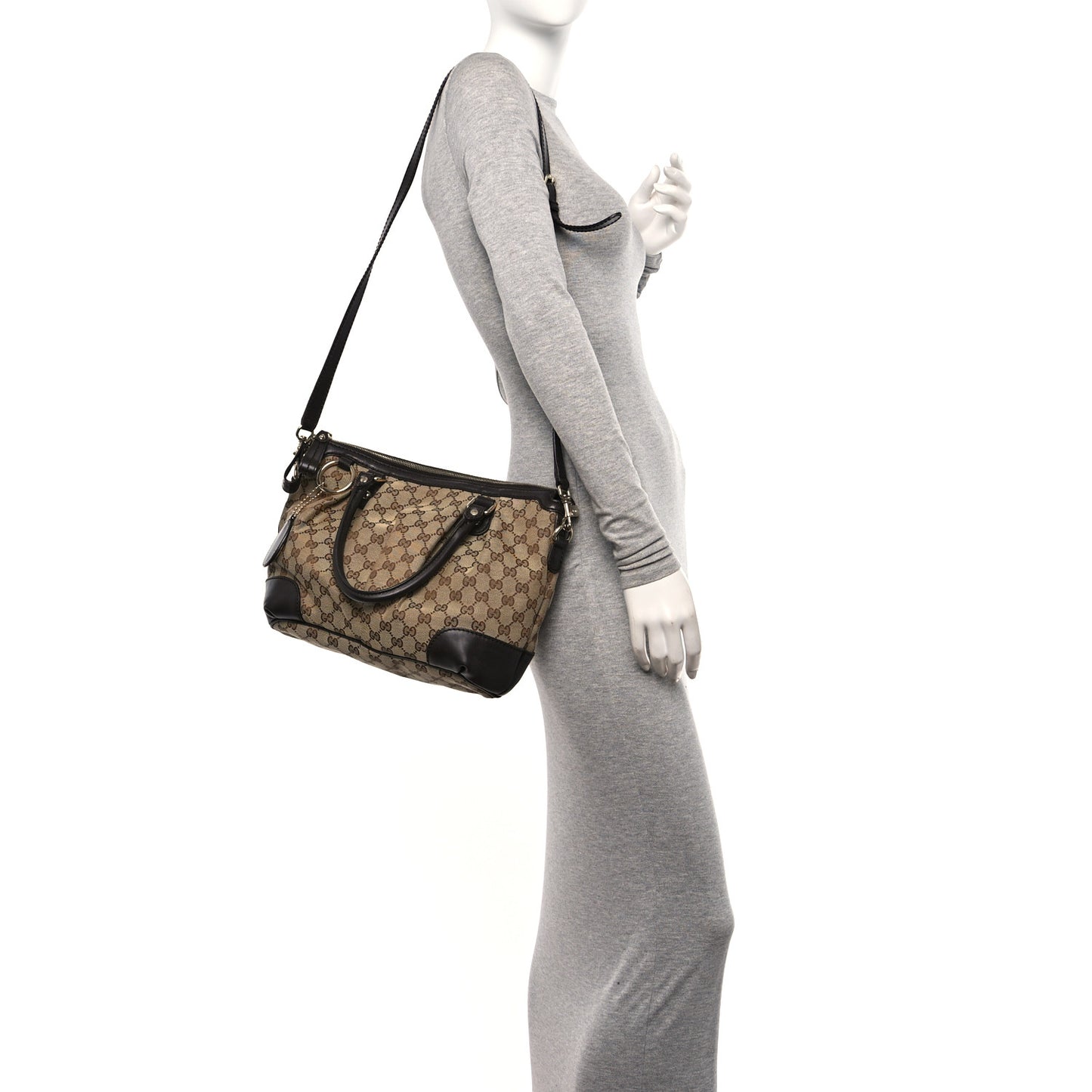 Monogram Medium Sukey Top Handle Dark Brown