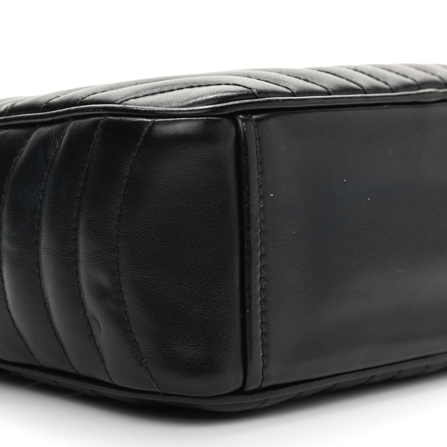 Soft Calfskin Diagramme Camera Bag Black