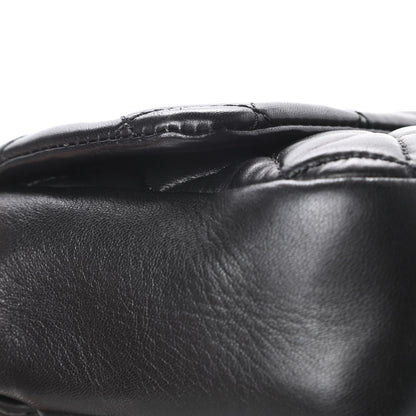 Chanel Lambskin Quilted Medium Coco Rain Flap Black 12 of 15