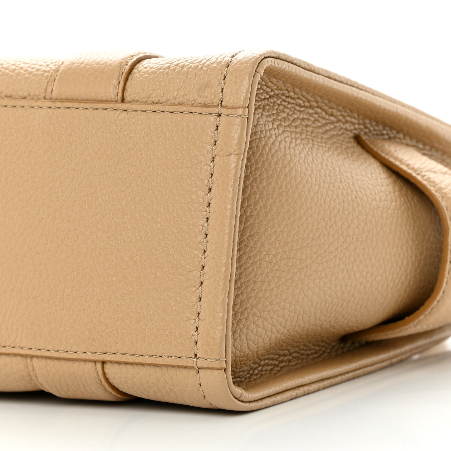 Grained Calfskin Small The Tote Bag Camel