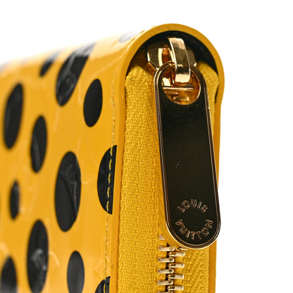 Louis Vuitton Empreinte Monogram Giant Zippy Polka Dot Wallet Yellow Black 8 of 10